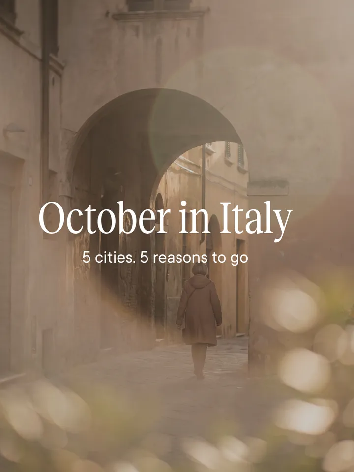 🇬🇧
October gives every city a different reason to go. 🍂

Wine in Milan. Art in Verona. Cinema in Rome. Food in Udine.…