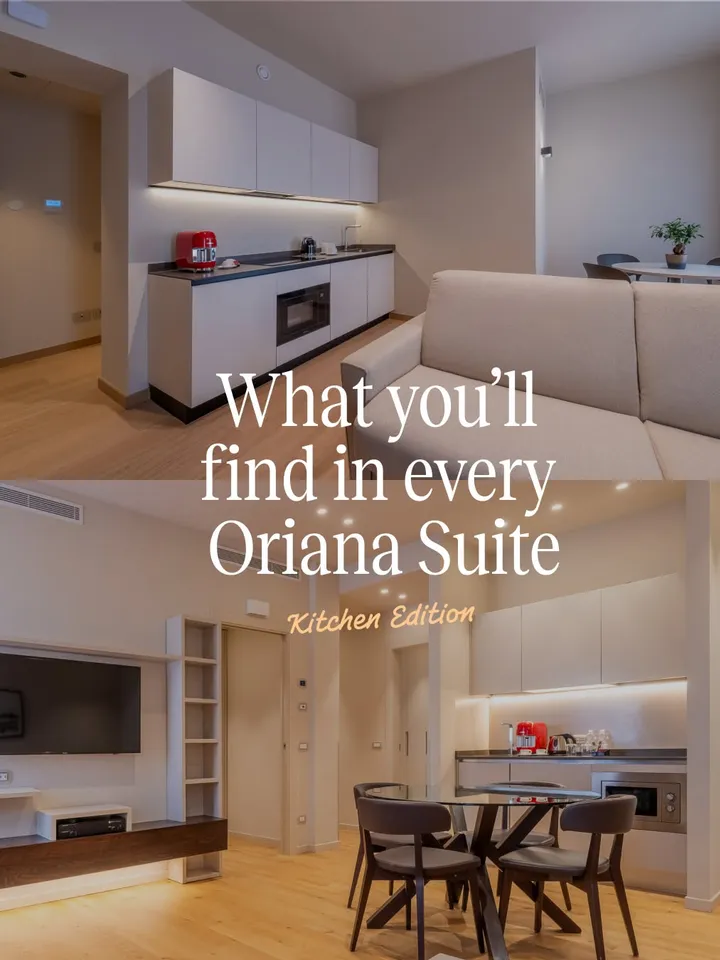 🇬🇧
Every Oriana Suite comes with a fully equipped kitchen. High-quality appliances, thoughtful details and everything…