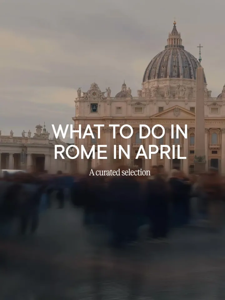 🇬🇧
Rome in April is not just about what you see, but how you move through it.

A season of open-air moments, exhibitio…